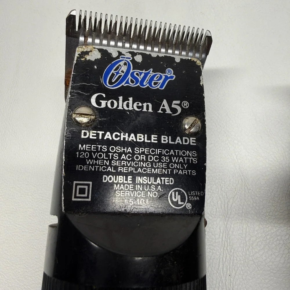 Vintage Pet Clipper Lot Oster Golden A5 & Sears Professional Grooming Tools 3pc